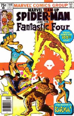 Marvel Team-Up (1st Series) (1972) 100 (Spider-Man / Fantastic Four) (Newsstand)