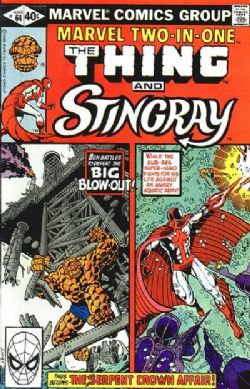 Marvel Two-In-One (1st Series) (1974) 64 (The Thing / Stingray) (Newsstand Edition)