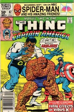 Marvel Two-In-One (1st Series) (1974) 82 (The Thing/Captain America) (Newsstand Edition)
