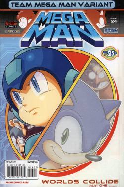 Mega Man (2011) 24 (Variant Team Mega Man Cover)