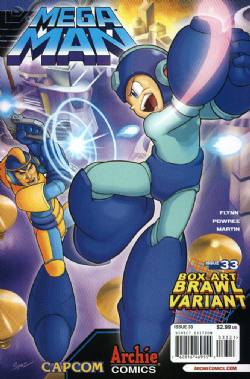 Mega Man (2011) 33 (Variant Box Art Brawl Cover)