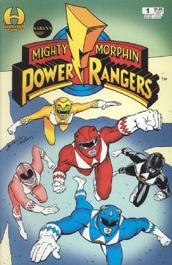 Mighty Morphin Power Rangers (1st Hamilton Series) (1994) 1 (w/ White Ranger Card)