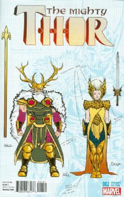 The Mighty Thor (2nd Series) (2016) 2 (Variant 1 In 20 Russell Dauterman Cover)