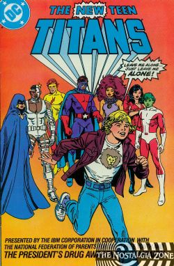 New Teen Titans Drug Awareness IBM Edition (1983) nn (Orange cover)