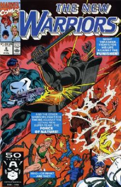The New Warriors (1st Series) (1990) 8 (Newsstand Edition)