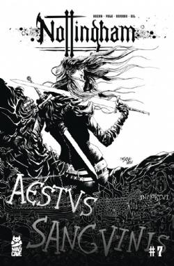 Nottingham [Mad Cave] (2021) 7 (Variant Black And White Cover)
