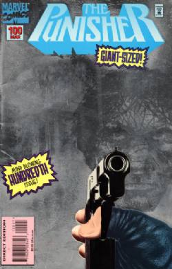Punisher (2nd Series) (1987) 100 (Direct) (Foil-Enhanced Cover)