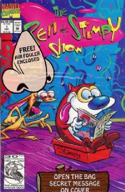 The Ren And Stimpy Show (1992) 1 (1st Print) (Direct Edition) (sealed w/ Stimpy sniffer)