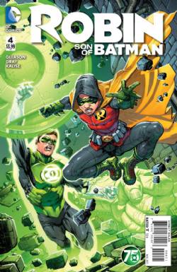 Robin: Son Of Batman (2015) 4 (Variant Green Lantern 75 Cover)
