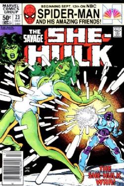 Savage She-Hulk (1980) 23 (Newsstand Edition)
