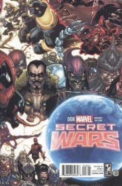 Secret Wars (2015) 8 (Variant 1-in-20 Incentive Cover)
