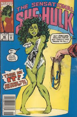 The Sensational She-Hulk (1989) 40 (Newsstand Edition)
