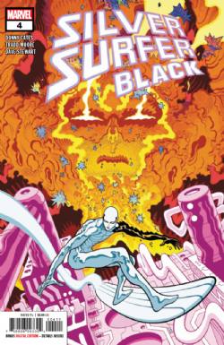 Silver Surfer: Black [Marvel] (2019) 4 (main Tradd Moore psychedelic cover)