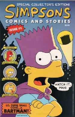 Simpsons Comics And Stories (1993) 1 (Direct Edition) (with poster but no original bag)