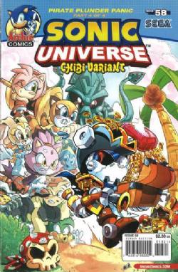 Sonic Universe (2009) 58 (Variant Chibi Cover)