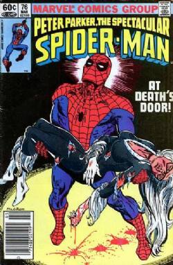 The Spectacular Spider-Man (1st Series) (1976) 76 (Newsstand Edition) (w/ Tattooz)