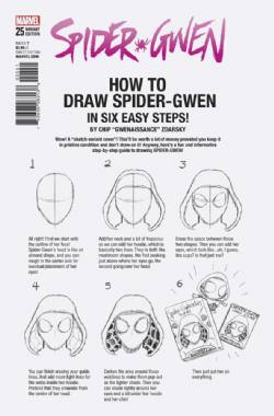 Spider-Gwen (2nd Series) (2015) 25 (Variant Chip Zdarsky "How To Draw" Cover)