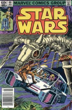 Star Wars [1st Marvel Series] (1977) 69 (Newsstand Edition) (w/ Tattooz)