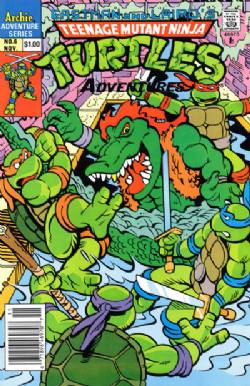 Teenage Mutant Ninja Turtles Adventures (2nd Series) (1989) 6 (1st Print) (Newsstand Edition)