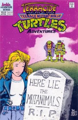 Teenage Mutant Ninja Turtles Adventures (2nd Series) (1989) 55 (Direct Edition)
