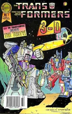 Transformers In 3-D (1987) 1 (Blackthorne 3-D Series 25)