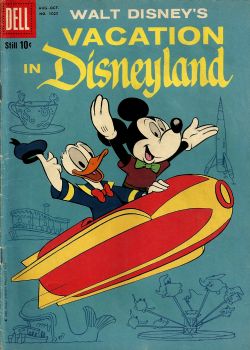 Vacation In Disneyland (1959) Dell Four Color (2nd Series) 1025 