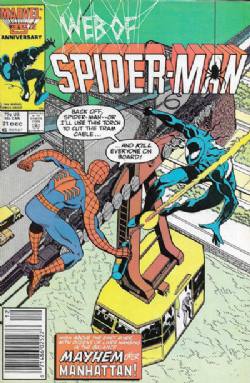 Web Of Spider-Man (1st Series) (1985) 30 (Newsstand Edition)