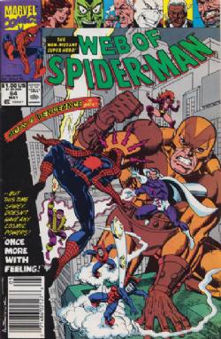 Web Of Spider-Man (1st Series) (1985) 64 (Newsstand Edition)