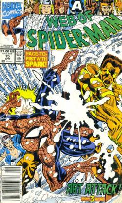 Web Of Spider-Man (1st Series) (1985) 75 (Newsstand Edition)
