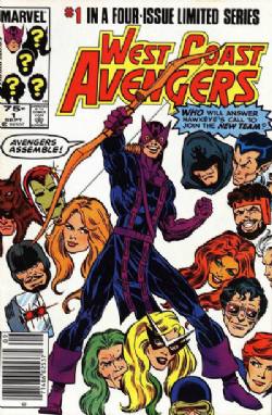 West Coast Avengers [1st Marvel Series] (1984) 1 (Newsstand Edition)