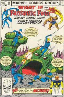 What If? (1st Series) (1977) 36 (Fantastic Four) (Direct Edition)