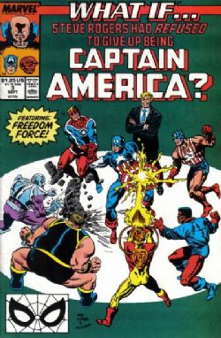 What If? (2nd Series) (1989) 3 (...Steve Rogers Had Refused to Give Up Being Captain America?) (Direct Edition)