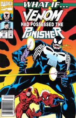 What If? (2nd Series) (1989) 44 (...Venom Had Possessed The Punisher) (Newsstand Edition)