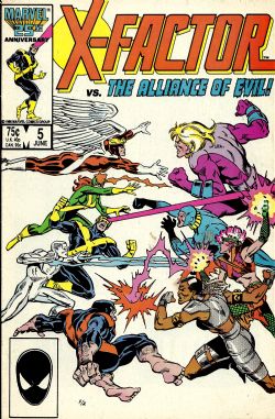 X-Factor (1st Series) (1986) 5 (Newsstand Edition)