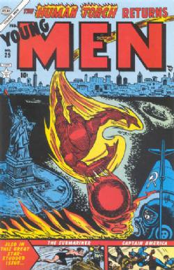 Young Men (1994) 25 ("2nd Print" 1994 Replica w/ Stridex BC Ad)