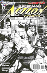 Action Comics [2nd DC Series] (2011) 2 (Variant 1 in 200 Cover)