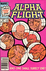 Alpha Flight [1st Marvel Series] (1983) 12 (Newsstand Edition)