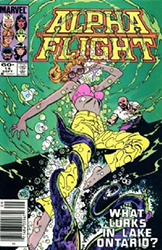 Alpha Flight [1st Marvel Series] (1983) 14 (Newsstand Edition)