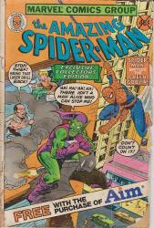 The Amazing Spider-Man Aim Toothpaste [Marvel] (1980) nn
