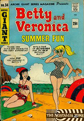 Archie Giant Series [Archie] (1954) 34 (Betty And Veronica Summer Fun) 