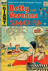 Archie Giant Series (1954) 187 (Betty And Veronica Summer Fun)