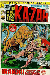 Astonishing Tales [1st Marvel Series] (1970) 9 (Ka-Zar)