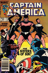 Captain America [1st Marvel Series] (1968) 295 (Newsstand Edition)