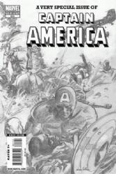 Captain America [Marvel] (2004) 601 (1st Print) (Variant Black & White Cover)
