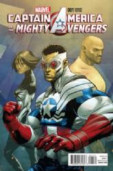 Captain America And The Mighty Avengers [Marvel] (2014) 1 (Variant 1 In 25 Ryan Benjamin Cover)