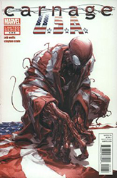Carnage U.S.A. [Marvel] (2011) 1 (Main Flag Shawl Cover)