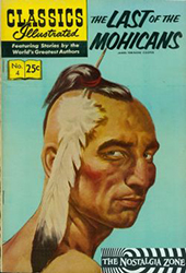 Classics Illustrated [Gilberton] (1941) 4 (The Last Of The Mohicans) HRN169 (22nd Print) 