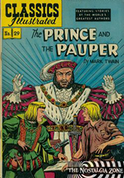 Classics Illustrated [Gilberton] (1941) 29 (The Prince And The Pauper) HRN60 (2nd Print) 