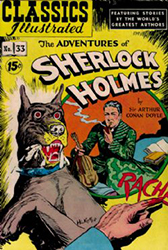 Classics Illustrated [Gilberton] (1941) 33 (The Adventures Of Sherlock Holmes) HRN89 (4th Print 'A')