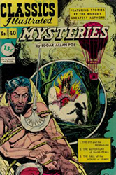 Classics Illustrated [Gilberton] (1941) 40 (Mysteries By Edgar Allan Poe) HRN75 (3rd Print)